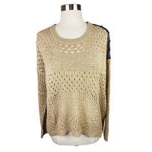 Pretty Good Star Studded Pullover Top - Size Medium / Large